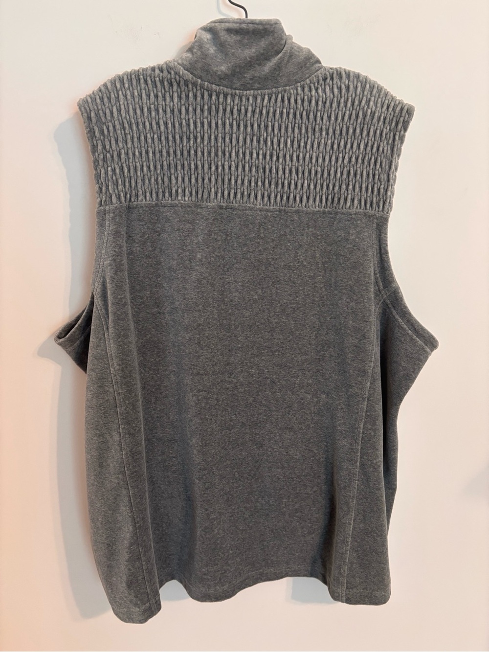 D & Co. Active EUC Gray Velour zip vest & pant Set - Picture 3 of 14